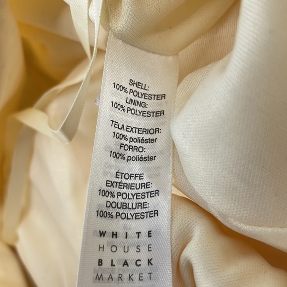 White House black market floral spring v neck dress casual career Easter sz 8 - Picture 7 of 11